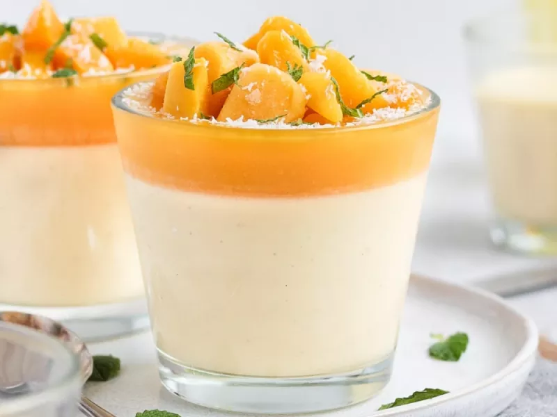 دستور تهیه پاناکوتا زرد آلو، خنک و خوشمزه