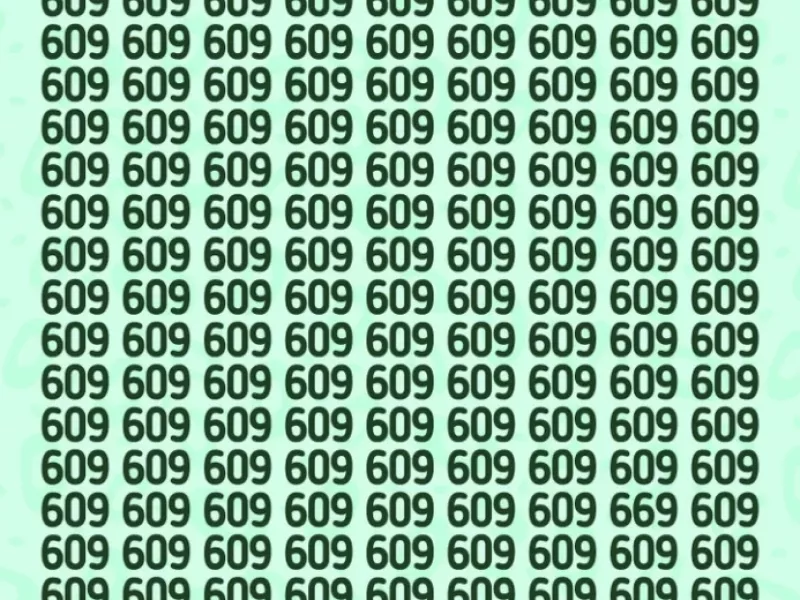 تست هوش تصویری با جواب؛ اگه بتونی 669 رو پیدا کنی باهوش ترین فرد جهانی