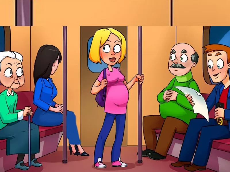 اگه فکر می کنی سلطان هوشی  بگو بین خانوم باردار و بقیه کدومشون آدم فضایین؟