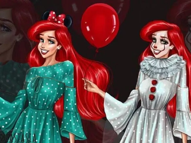 وقتی پرنسس های دیزنی گریم هالووین کنند!