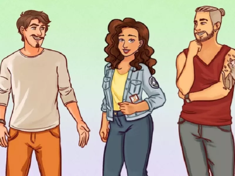 با یه کوچولو دقت بگو کدوم از این آقایون شوهر این خانمه!