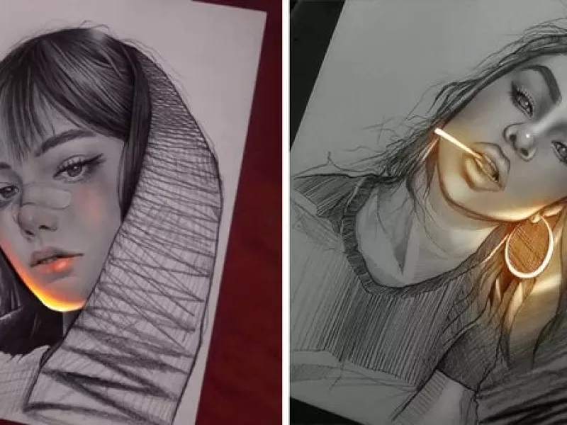 تکنیک منحصر به فرد نقاشی های این هنرمند مکزیکی چشم ها را خیره کرد!