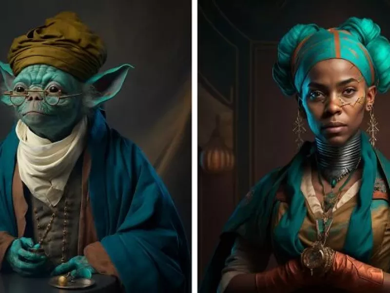 چهره های شخصیت های جنگ ستارگان اگه تاجران ثروتمند در اوایل قرن هجدهم بودند چه شکلی میشدند!