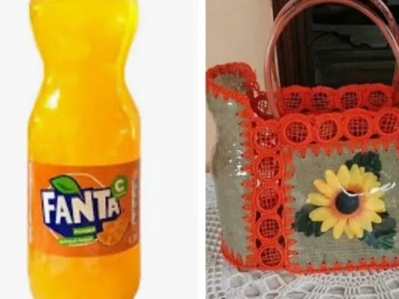 ساخت کیف دستی و ساده از بطری های پلاستیکی !