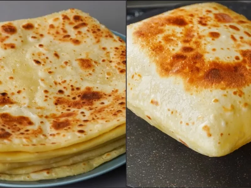 طرز تهیه پاراتا با شیر و تخم مرغ آسان ترین نان !