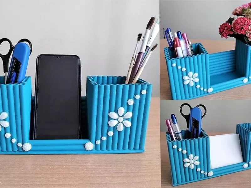 ساخت جا خودکار رومیزی چند منظوره از کاغذ !