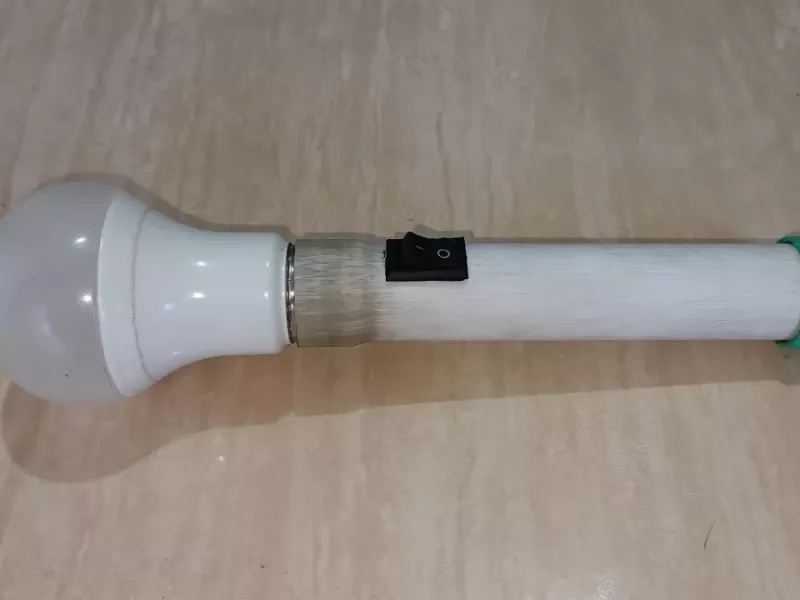 چگونه یک چراغ قوه شارژی کاربردی بسازیم !