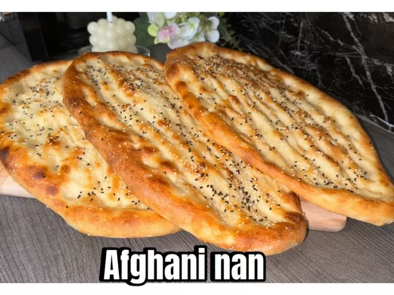 در خانه به راحتی نان افغانستانی بپز !