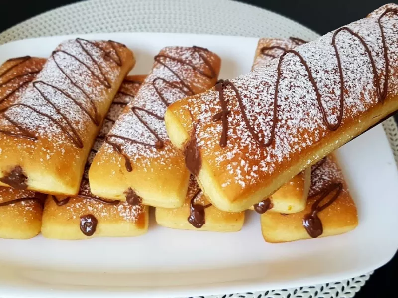 اگر 1 عدد تخم مرغ، شیر و آرد دارید این دستور خوشمزه را بدون فر تهیه کنید !