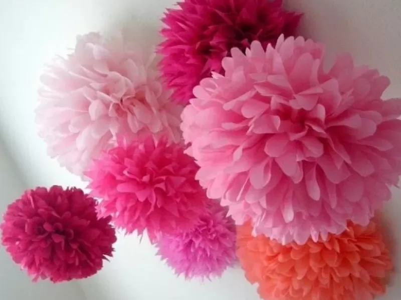 طرز ساخت گل پوم پوم با کاغذ کشی فقط در 2 دقیقه !