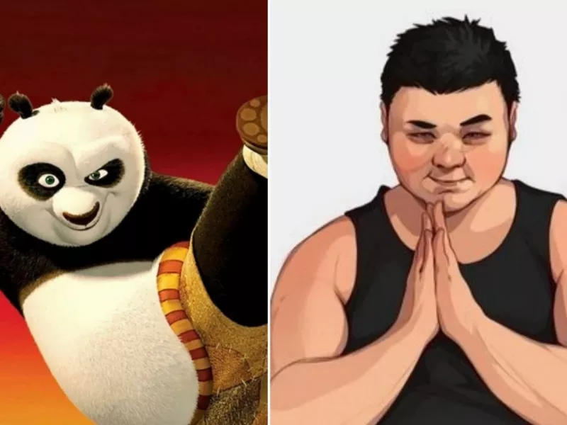 اگه شخصیت های پاندا کونگ‌فو کار انسان بودند این شکلی میشدند !