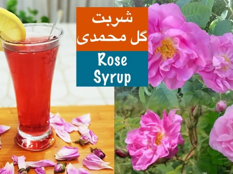 شربت گل محمدی خوش عطر ترین و مفید ترین شربتی که تا حالا خوردید!