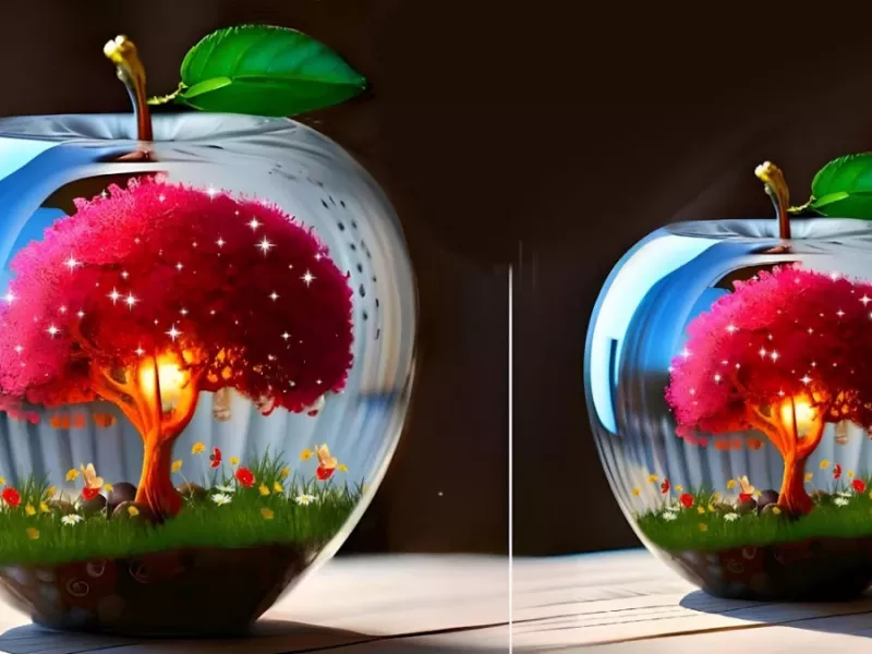 این سیب تزئینی زیبا رو برای روی میز اتاقت به راحتی در خانه درست کن!