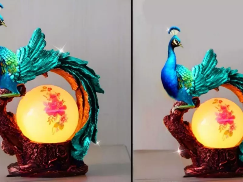 با وسایل بازیافتی و با هزینه بسیار کم یک چراغ خواب دکوری فوق العاده زیبا بساز!