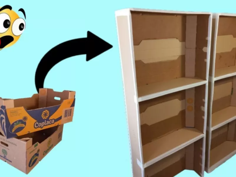 نگاه کنید که من با این جعبه های مقوایی چه کار می کنم / ساخت کمد لباس