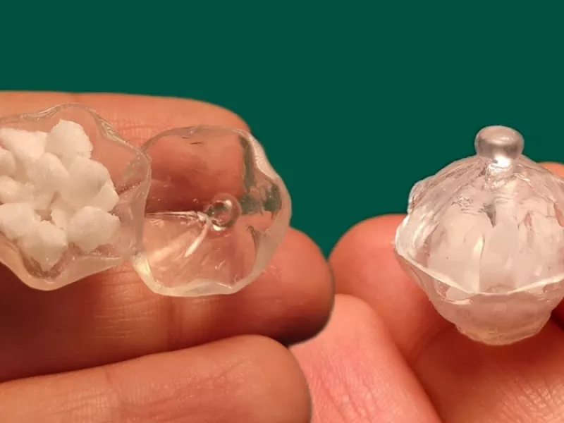 آموزش ساخت ظروف بلوری مینیاتوری / ساخت ظروف بلوری مینیاتوری به ساده ترین شکل ممکن