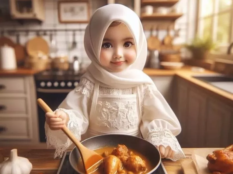 گالری تصاویر پروفایل دختر کوچولوهای آشپز!