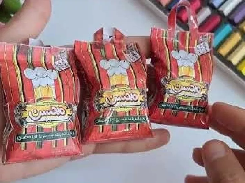 آموزش مگنت مینیاتوری / ساخت جالب برنج کیسه ای مینیاتوری به آسانی در خانه
