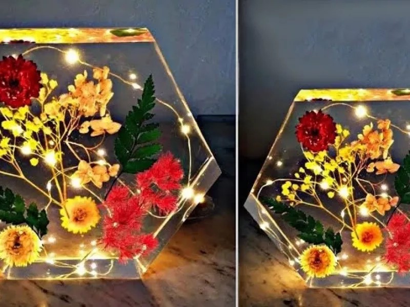 فقط با یک بطری پلاستیکی چراغ خواب فانتزی فوق العاده زیبا درست کن !