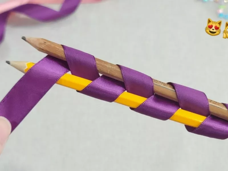 من در یک روز 50 جفت درست کردم و پول زیادی به دست آوردم! ایده جالب با روبان و مداد