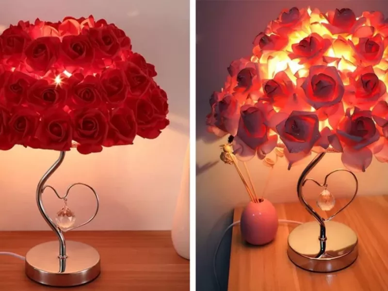 نحوه درست کردن چراغ رومیزی در خانه با کاغذ رنگی!