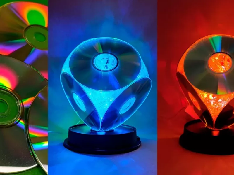 با سی دی چراغ خواب رومیزی برای اتاقت درست کن!