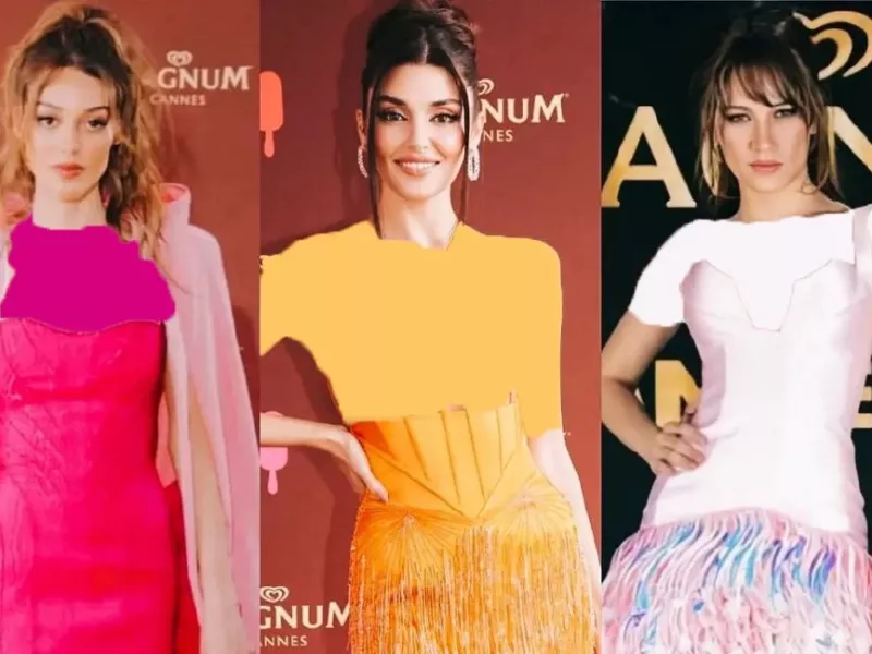 استایل بازیگران معروف ترکیه ای که چهره تبلیغاتی بستنی مگنوم در جشنواره کن شدند!