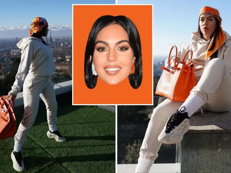 جورجینا رودریگز کیف های مارکش را به تعطیلات نبرد!