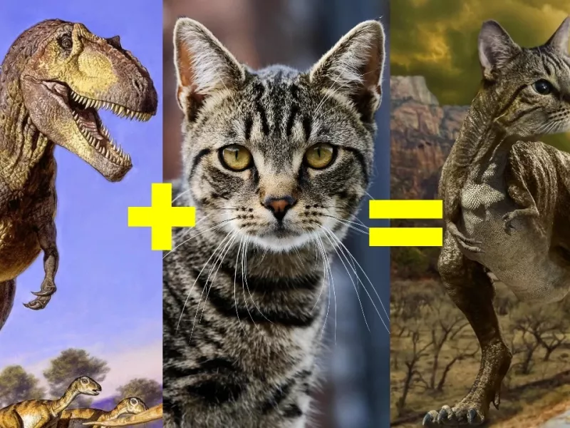 حاصل ازدواج دایناسور و گربه!!