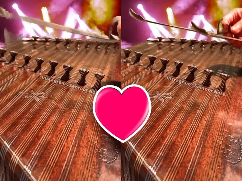 سنتور نوازی طناز مهربان من/سفری به دنیای آهنگ های خاطره انگیز قدیمی!