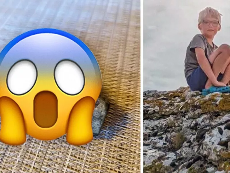 پسر هشت ساله گنجی 900 ساله را در ساحل پیدا کرد!