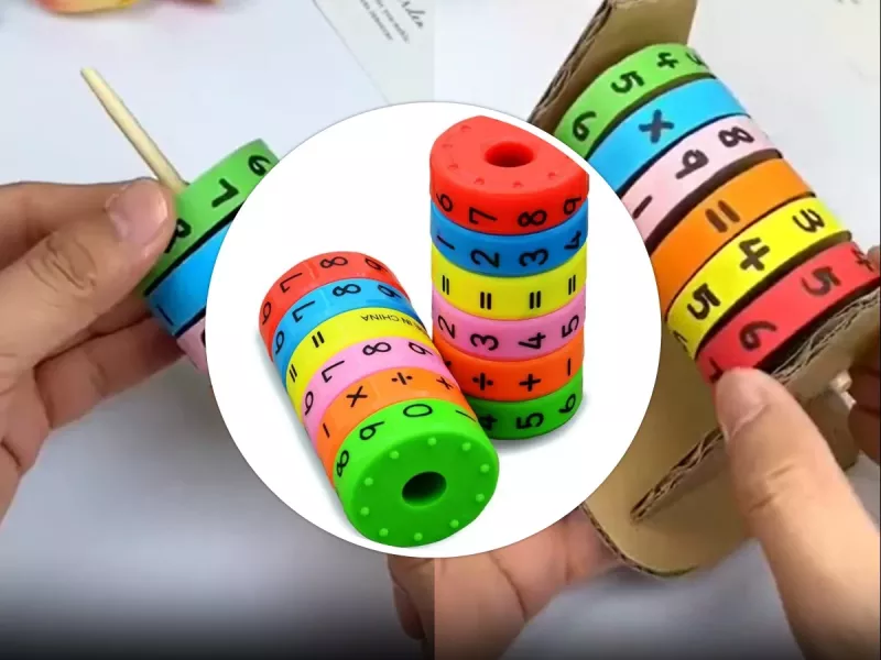 نخر خودت درستش کن/ کاردستی جالب برای آموزش ریاضی به کودکان!