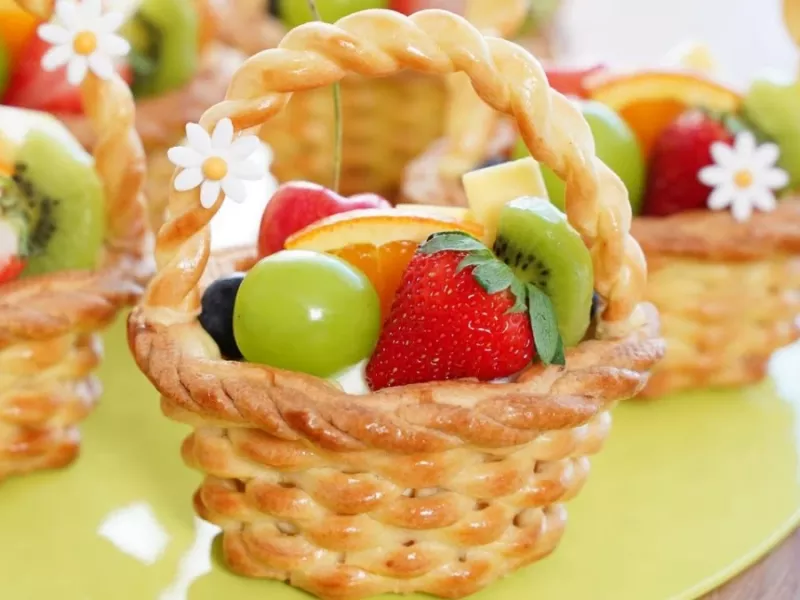 دستور پخت مینی تارت میوه به روش خلاقانه!