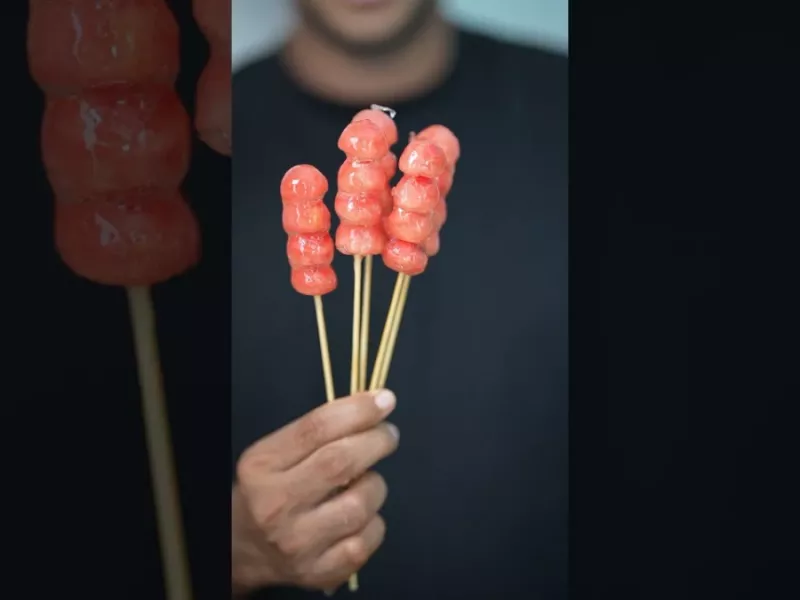 هندوانه تانگولو / طرز تهیه میوه آبنباتی خانگی !