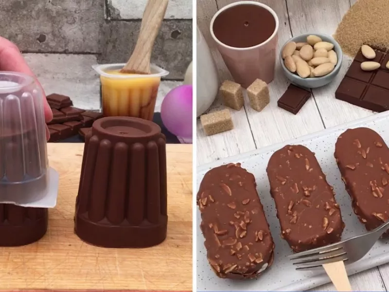 کاپ کیک، پودینگ، پای، و دسر های مختلف شکلاتی !