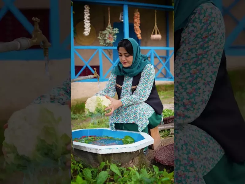 طرز تهیه یکی از نوستالژیک ترین ترشی ها به سبک روستایی / ترشی هفت بیجار !