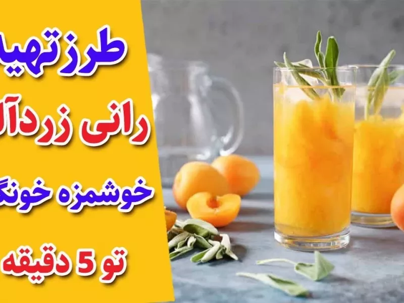 طرز تهیه رانی زردآلوی خونگی با یه طعم عالی و خوشمزه !