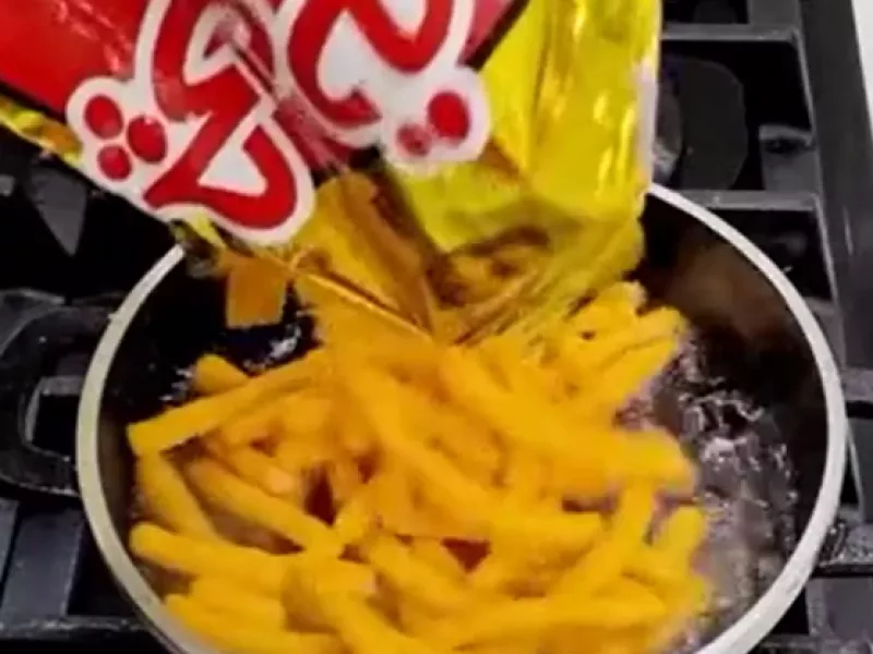 با سه قلم مواد سوپ درست کن / با پفک سوپ درست کن !