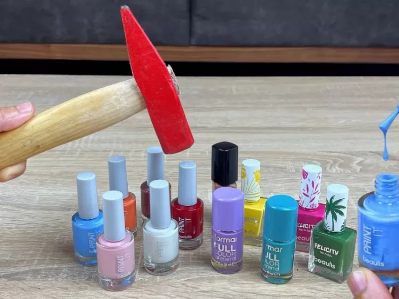 3 ایده افسانه ای بازیافت با لاک ناخن! شمع، فنجان شکسته، ظرف صابون!