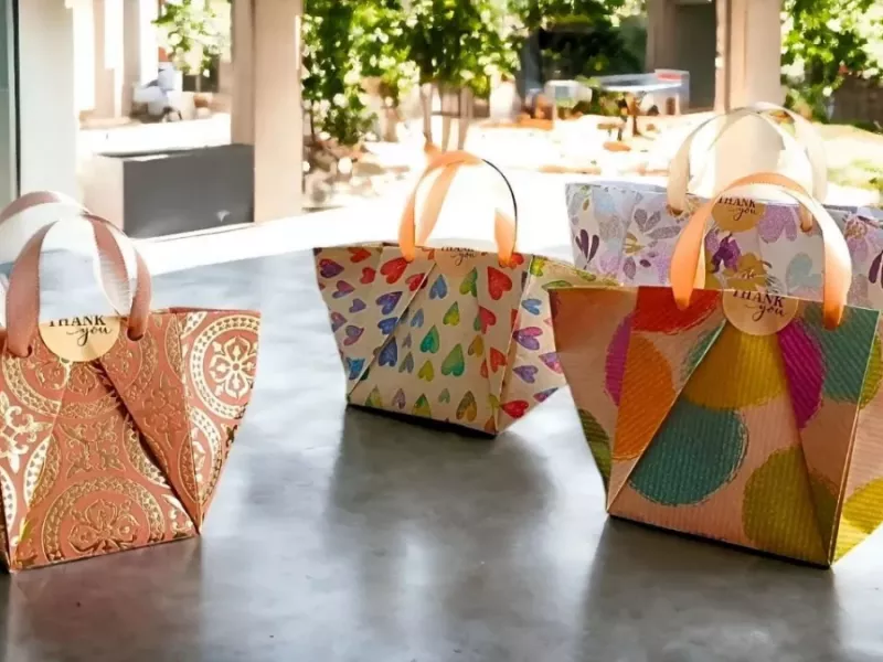 بسته بندی سریع و آسان هدیه | طرز ساخت کیسه کاغذی اوریگامی برای هر مناسبتی !