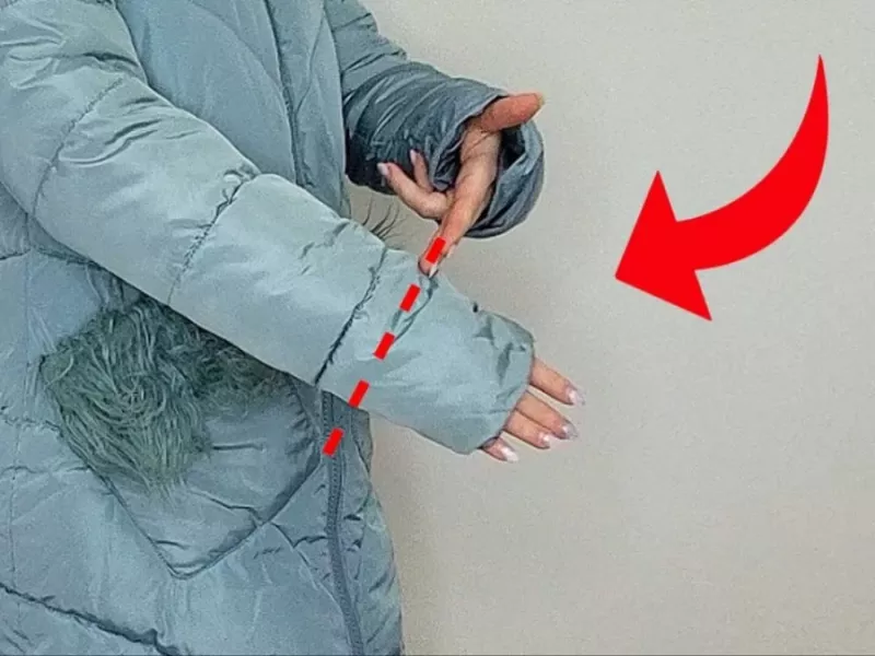 چگونه به راحتی آستین کاپشن را در 2 دقیقه کوتاه کنیم! (ترفند خیاطی)